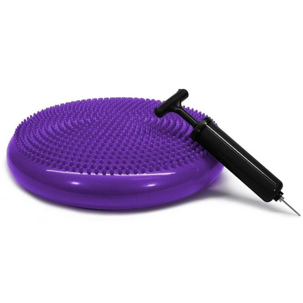 Disco Equilíbrio Inflável Balance Cushion 33cm Bomba Roxo