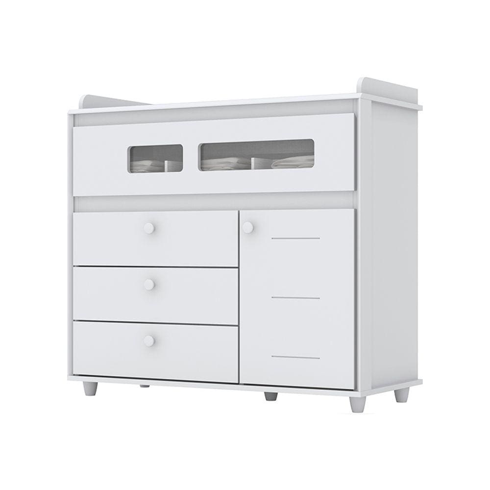 Cômoda Infantil Aquarela I712 Branco Henn