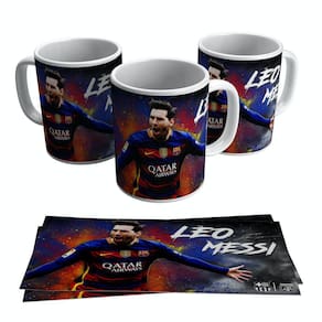 Caneca Lionel Messi Camisa 10 Do Barcelona Argentina 325ml