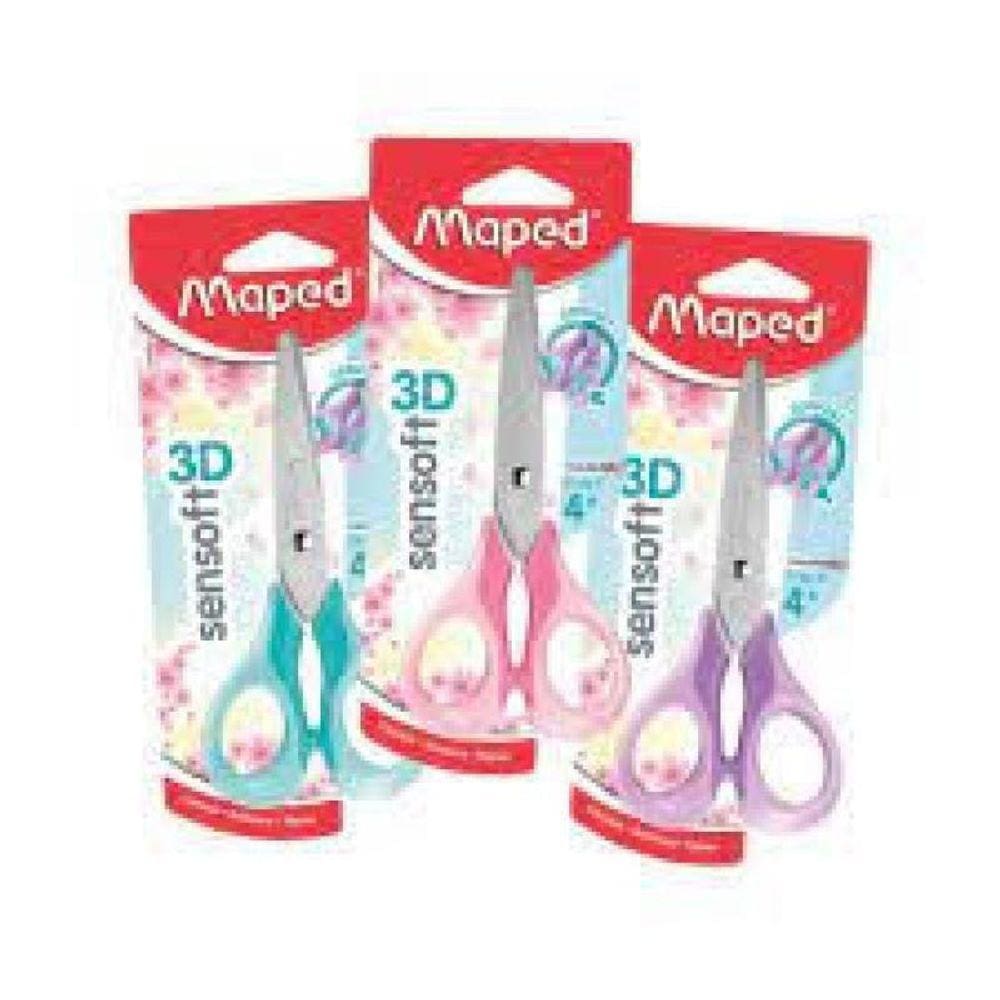 Tesoura Sensoft 3D Pastel 13 Cm Blister - 484213