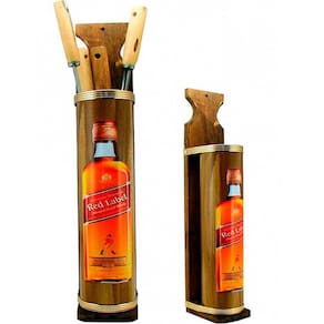 Porta Espetos De Churrasco Gourmet Whiskey Red Decor