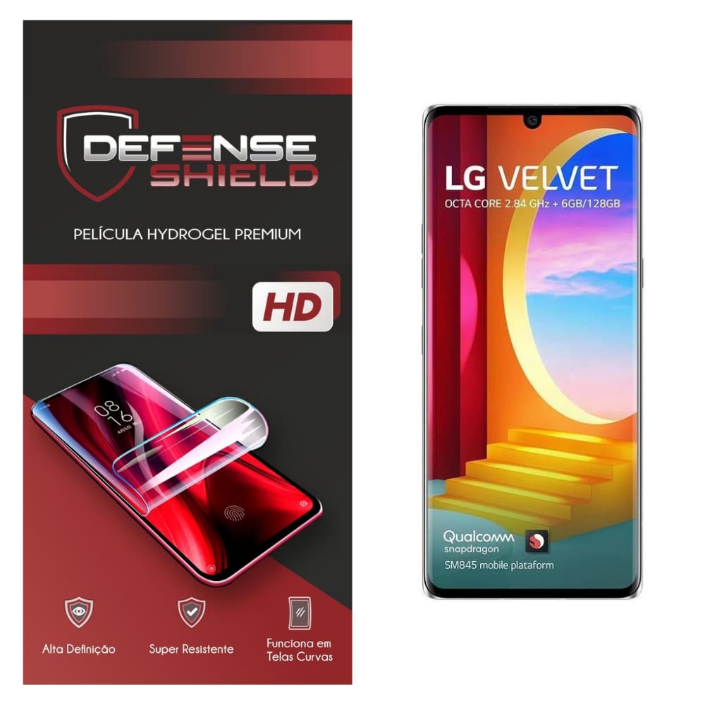 2 Peliculas Hydrogel Premium Para LG Velvet Defense Shield