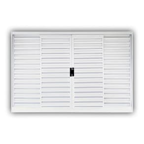 Janela Veneziana Aço 4 Folhas MGM Minas Sul 100cmx120cm Branco