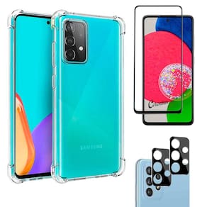 Capinha para Samsung Galaxy A52s 5G + Película 3D Vidro + Película Câmera