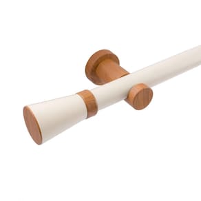 Kit Varão de Cortina 28mm 300cm com Emenda Jade Prime Belchior Tauari