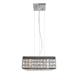 Pendente Windows 29x29x10cm G9 Bronzearte Transparente