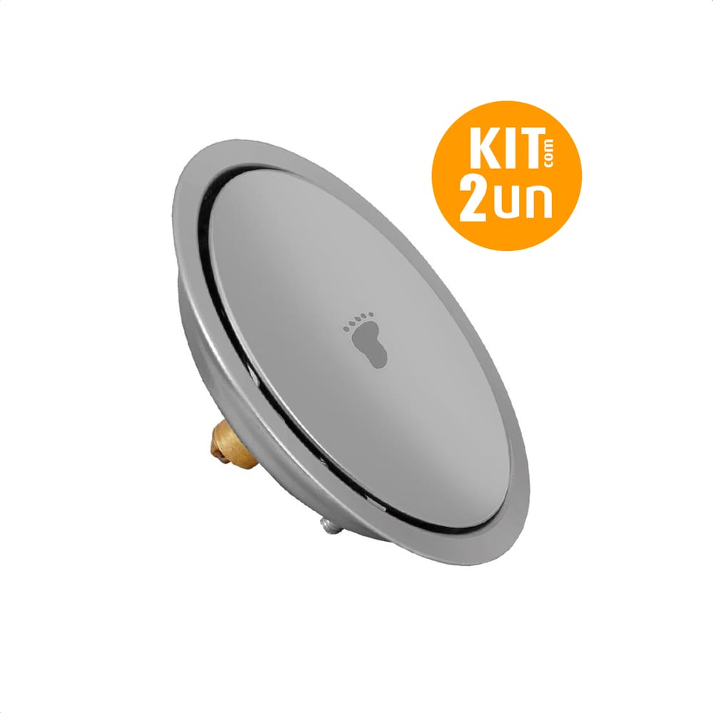 Kit 02 Un Ralo Click Redondo 10X10