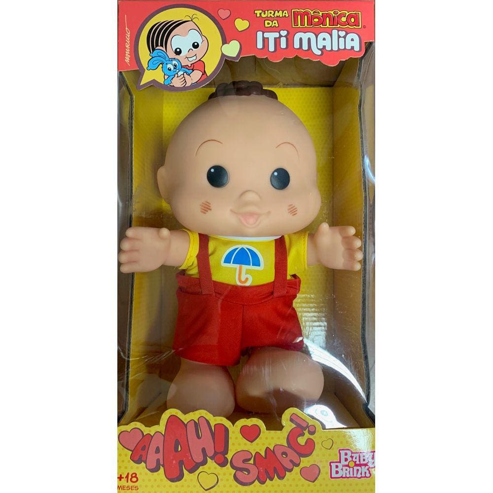 Boneco Cascão - Turma da Mônica Iti Malia