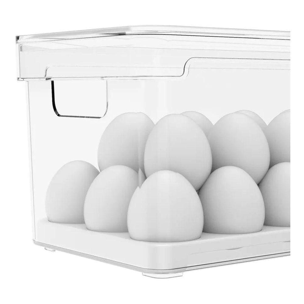 Organizador Porta Ovos Com Tampa Para 36 Ovos Linha Luxo