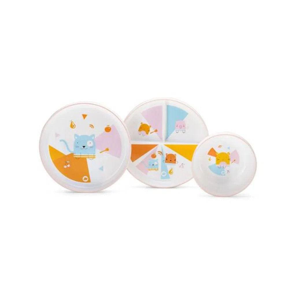 Kit 3 Pratinhos Nhac Nhac Pet Buddies Bb1110