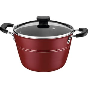 Caldeirão Tramontina 24Cm Antiaderente Sicília 5,7L Vermelho