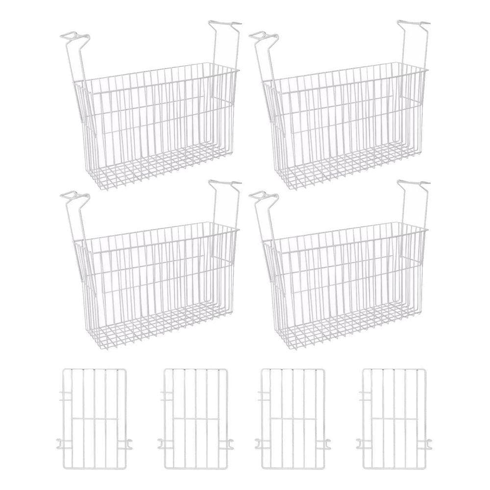 4 Cestos Organizador Freezer Nf Hf Metalfrio + 4 Separadores
