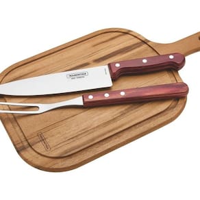Kit Jogo Para Churrasco Tramontina Polywood 3 Peças