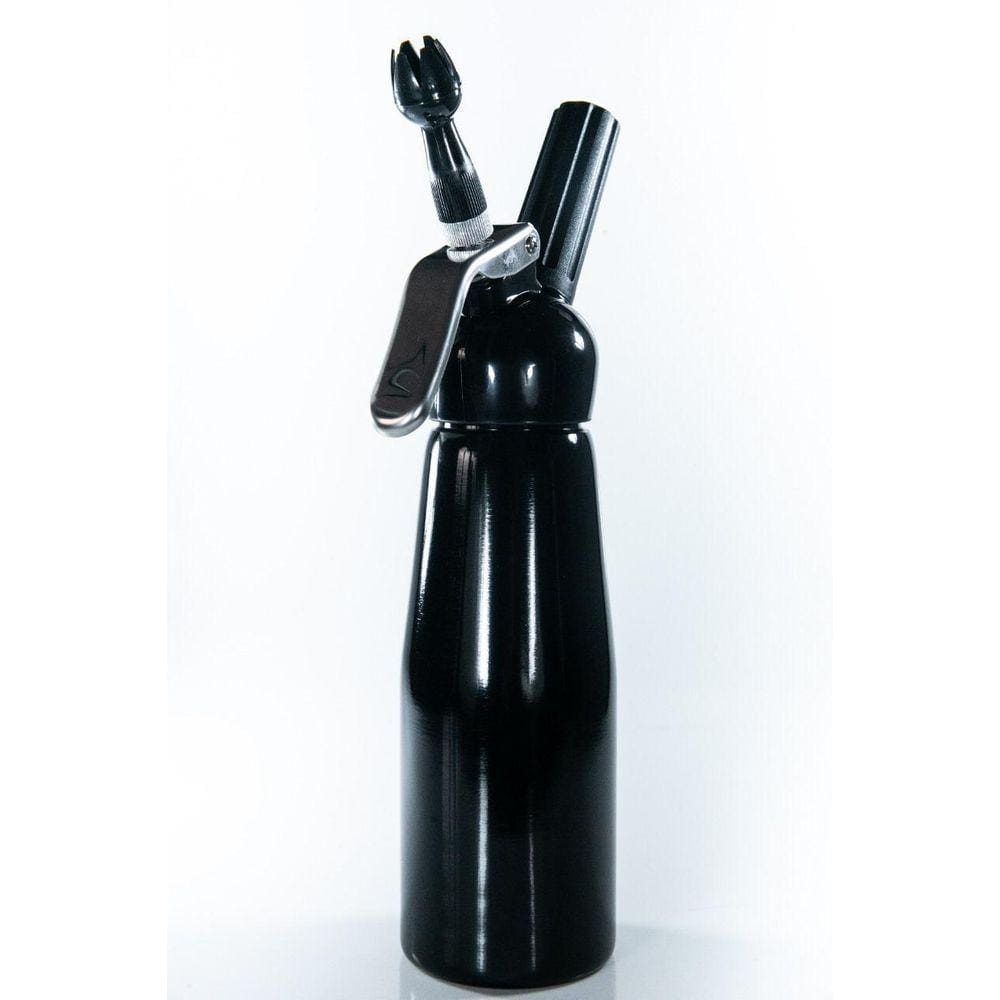 Garrafa Sifão Para Chantilly 500 Ml - Preta Brilhante