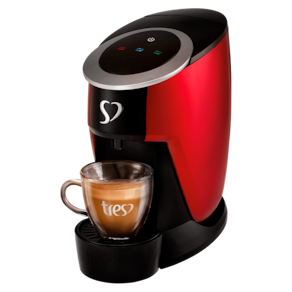 Cafeteira Espresso Touch Vermelha Automática - TRES 3 Corações