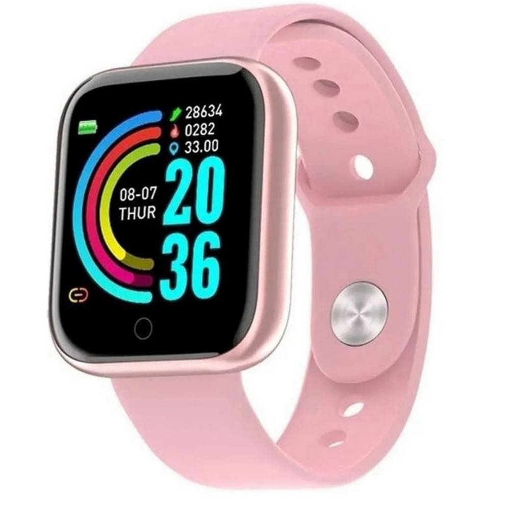 Relógio Lançamento Smart Watch P80 com 2 Pulseiras Rosa - ZION STORE RJ