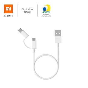 Cabo Usb Para Tipo C E Microusb 30Cm