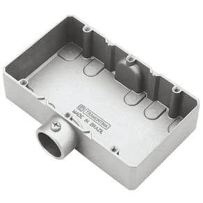 Condulete triplo 3/4" tipo "ET" - sem tampa / rosca BSP / com pintura eletrostática a pó Tramontina