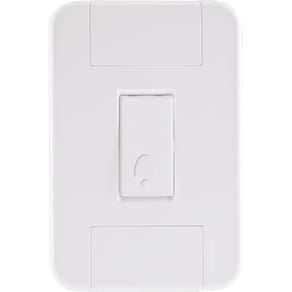 1 Pulsador Campainha 10 A 250v Tablet Branco