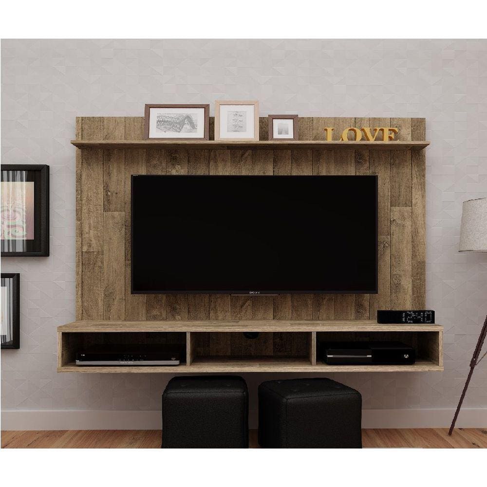 Painel Mister para Tv até 47” com Prateleira e Nichos - Artely