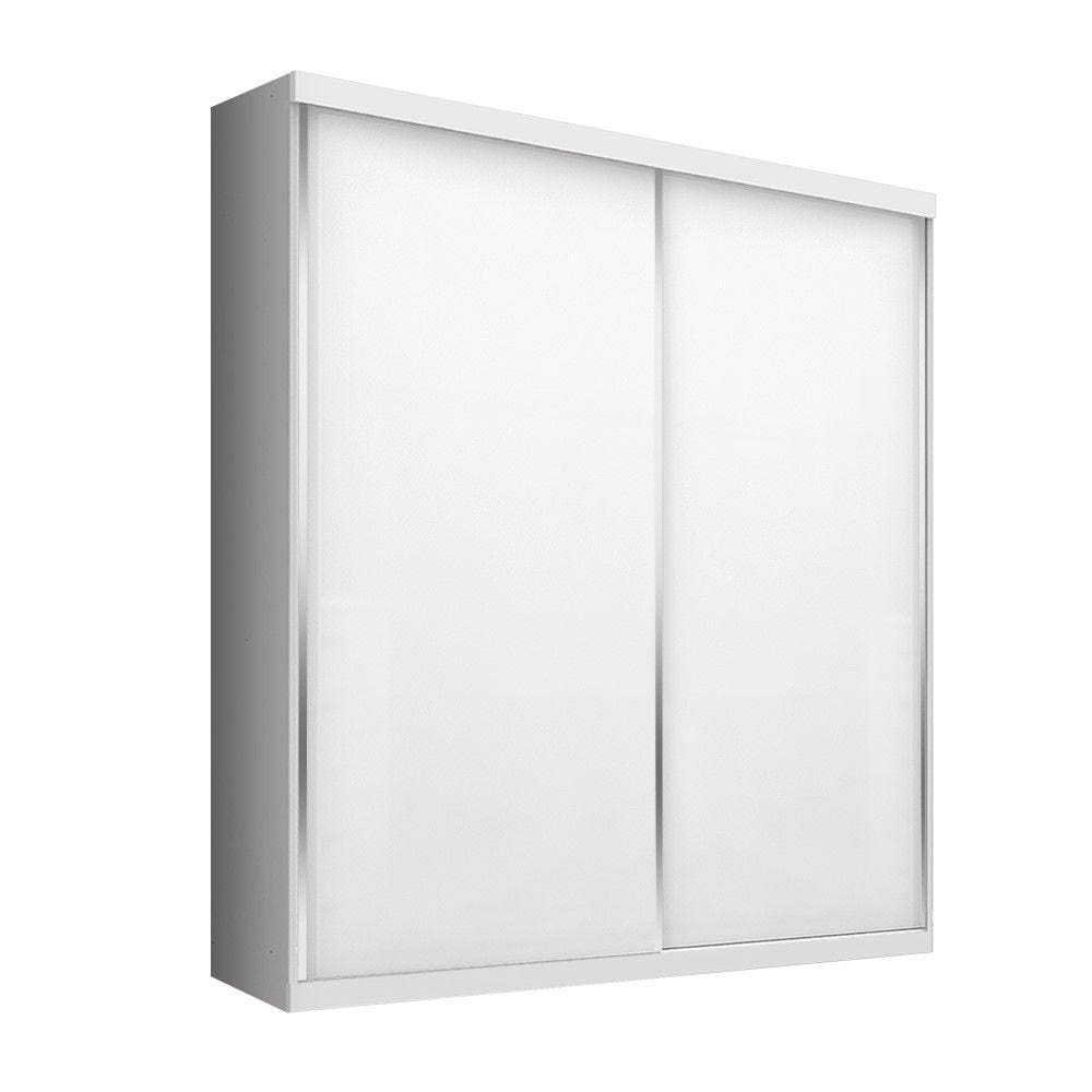 Guarda Roupa Solteiro 2 Porta de Correr 2 Gavetas Salvador - Branco