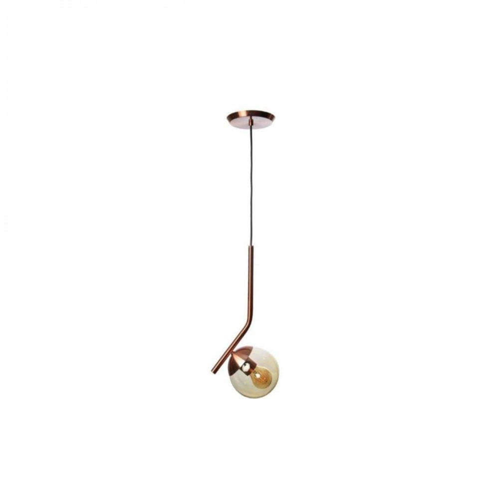 Pendente Bivolt em Vidro 012rva Infinity Lux Rose
