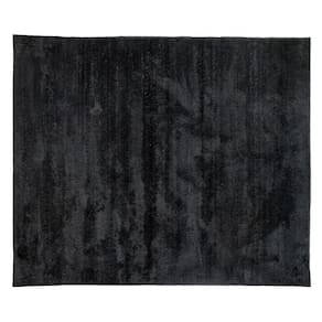 Tapete Sala Escritório 1,00 X 1,50m Macio Antiderente Preto