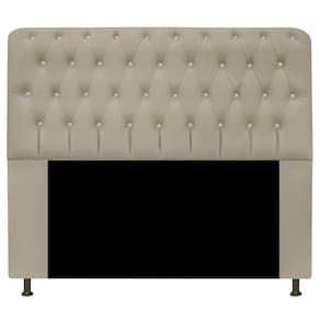 Cabeceira Estofada Lady Com Strass 160cm Queen Size Corano
