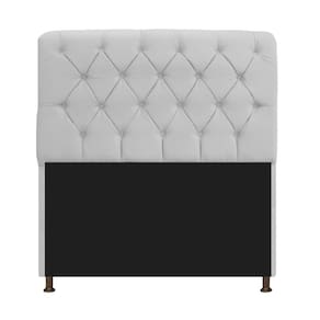 Cabeceira Estofada Lady 140cm Solteiro c/ Capitone Corano