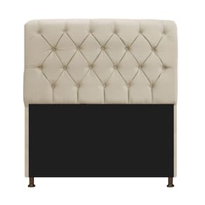 Cabeceira Estofada Lady 140cm Solteiro c/ Capitone Corano