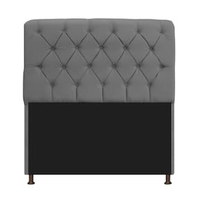 Cabeceira Estofada Lady 140cm Solteiro c/ Capitone Corano