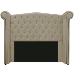 Cabeceira Estofada Veneza 195 Cm King Size Linho
