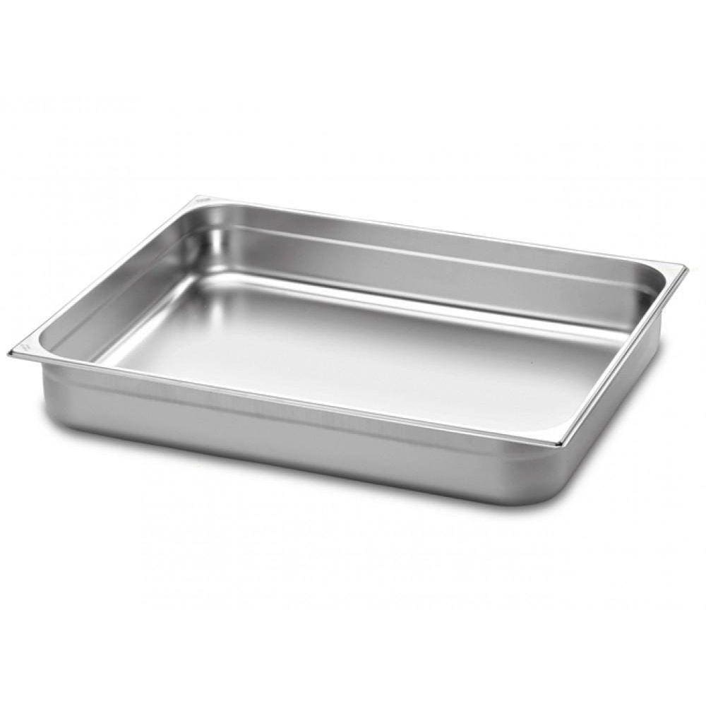 Kit 6 Cubas Gastronomica Inox 1/1X100mm Com Tampas Brasinox
