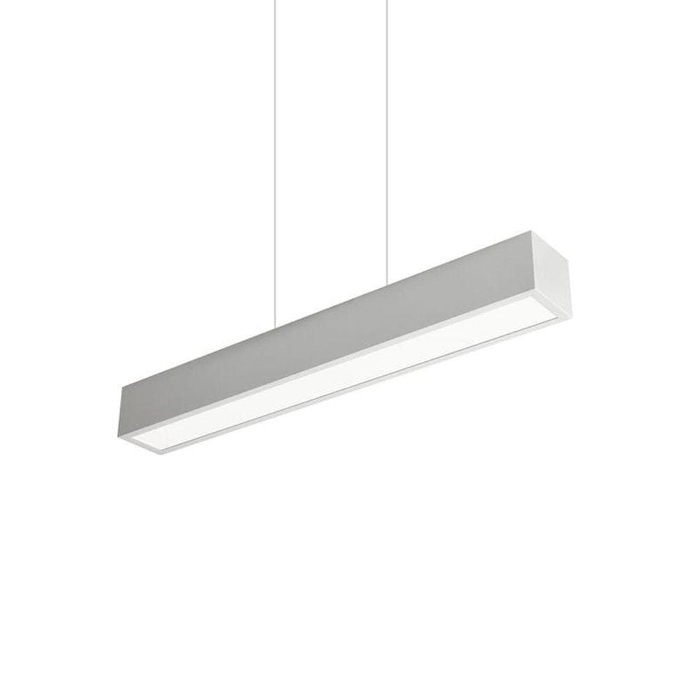 Lustre Pendente Newline Sobrepor V 466 Led Bivolt Branco 4000K Luz Neutra
