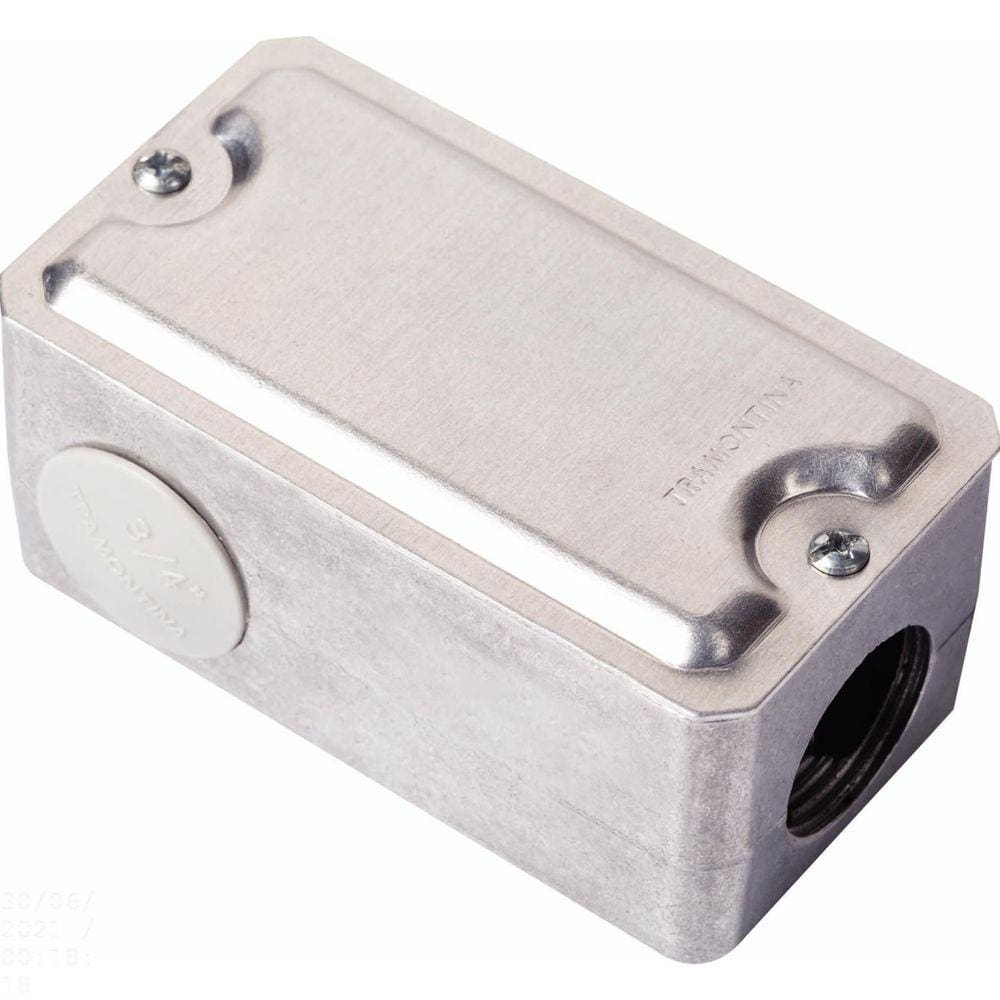 Condulete múltiplo 3/4” tipo ”L” com tampa Tramontina