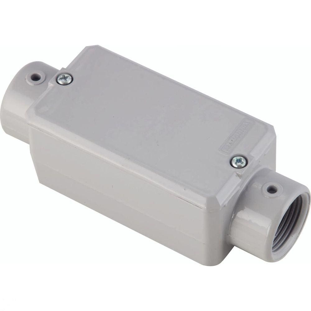 Condulete Fixo ”C” 1.1/2” com tampa / com rosca NPT/ com pintura Tramontina