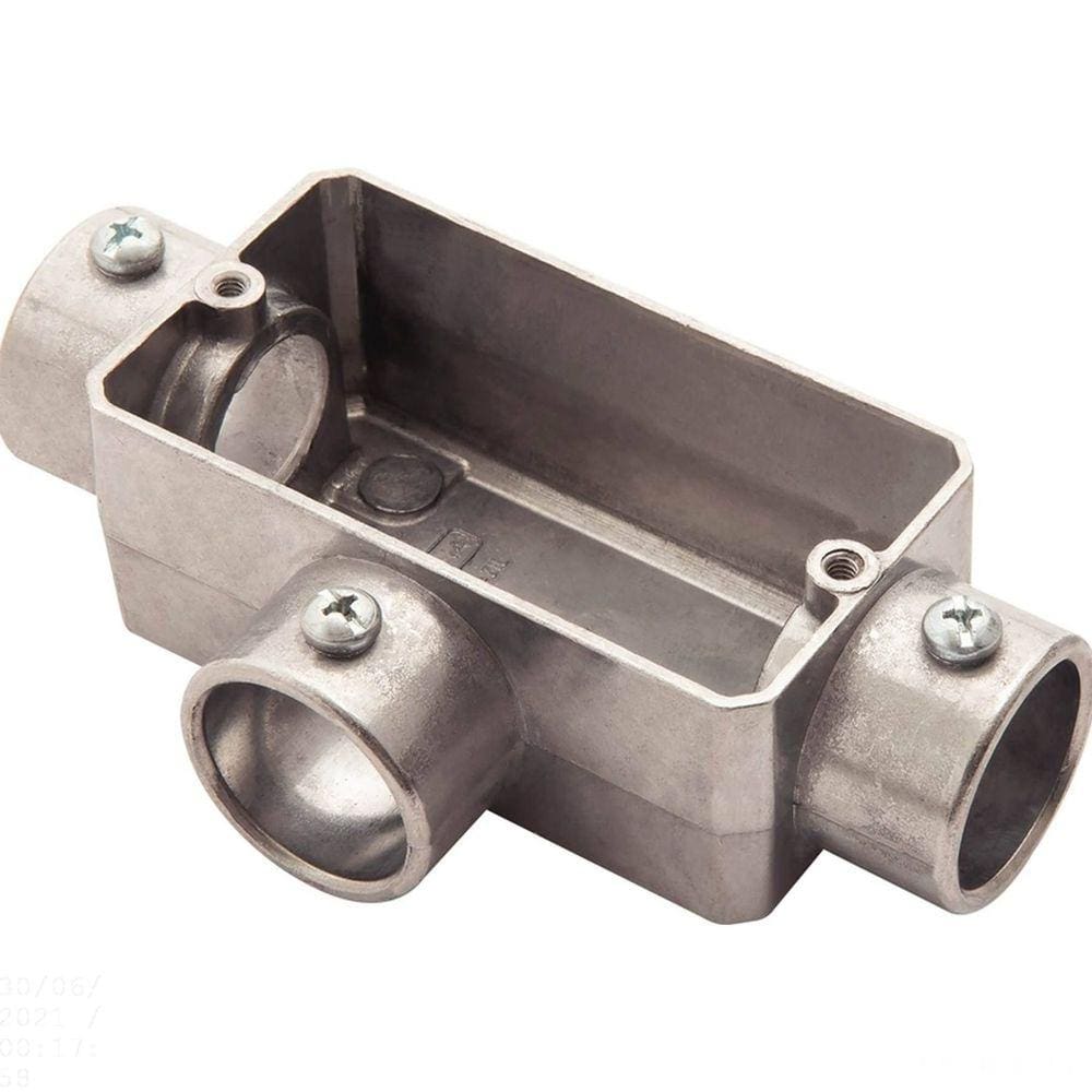Condulete fixo 3/4” tipo ”T” - sem tampa / sem rosca / sem pintura Tramontina