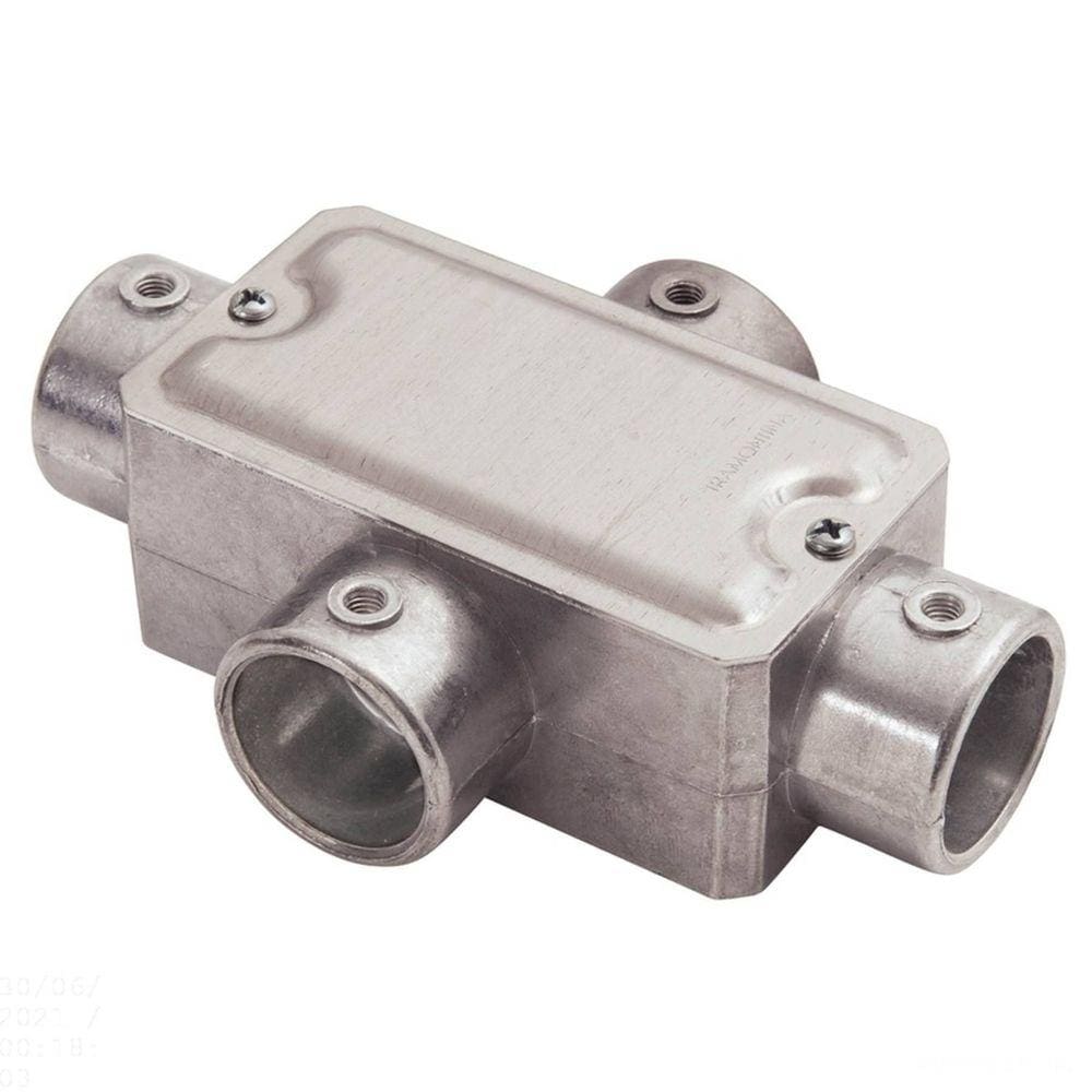 Condulete fixo 3/4” tipo ”X” - com tampa / sem rosca / sem pintura Tramontina