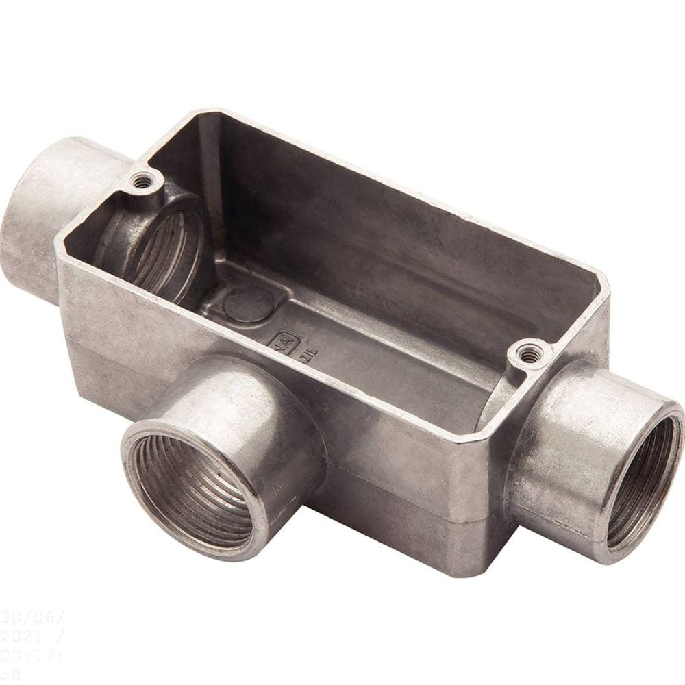 Condulete fixo 3/4” tipo ”T” - sem tampa / rosca BSP / sem pintura Tramontina