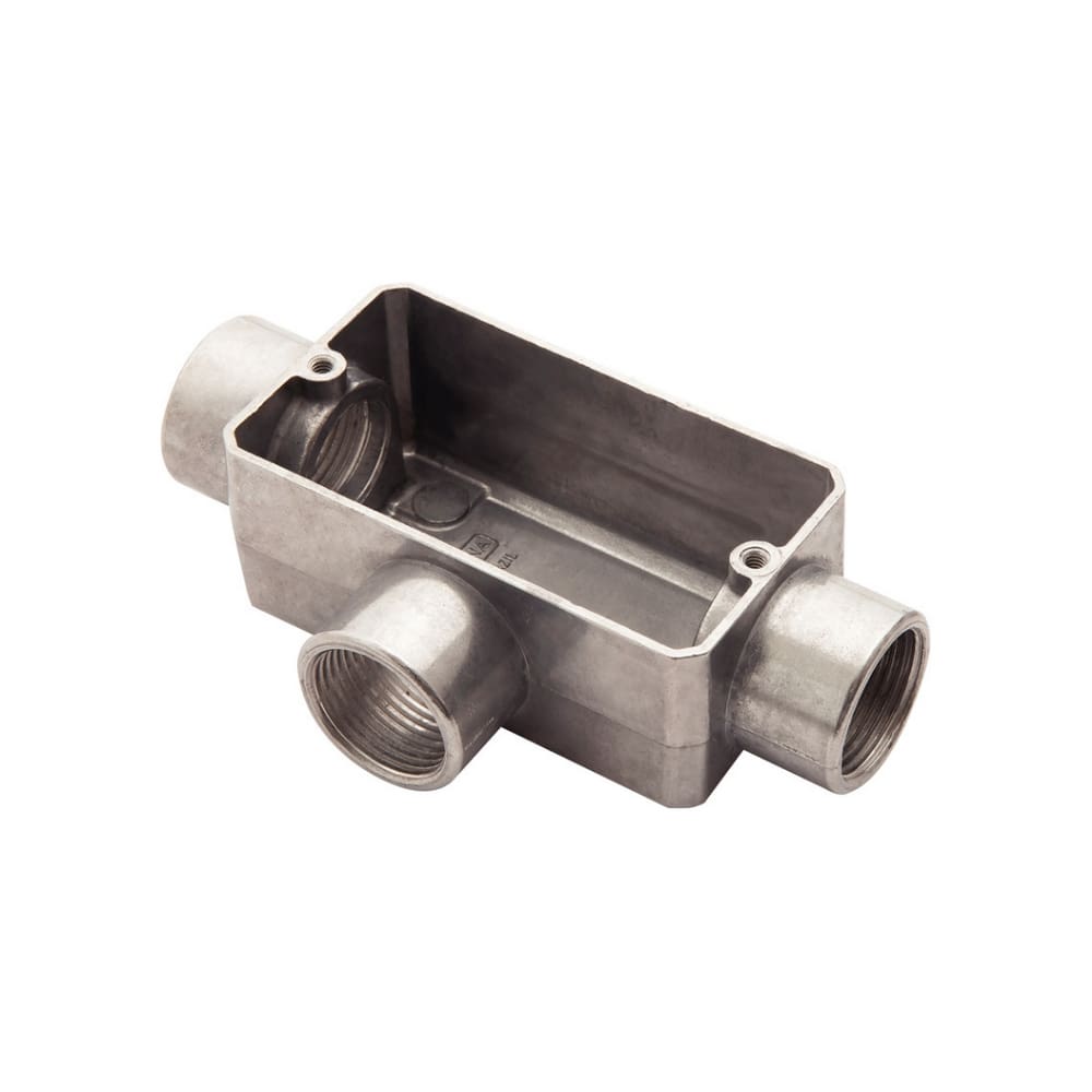 Condulete fixo 3/4” tipo ”T” - sem tampa / rosca BSP / com pintura eletrostática a pó Tramontina