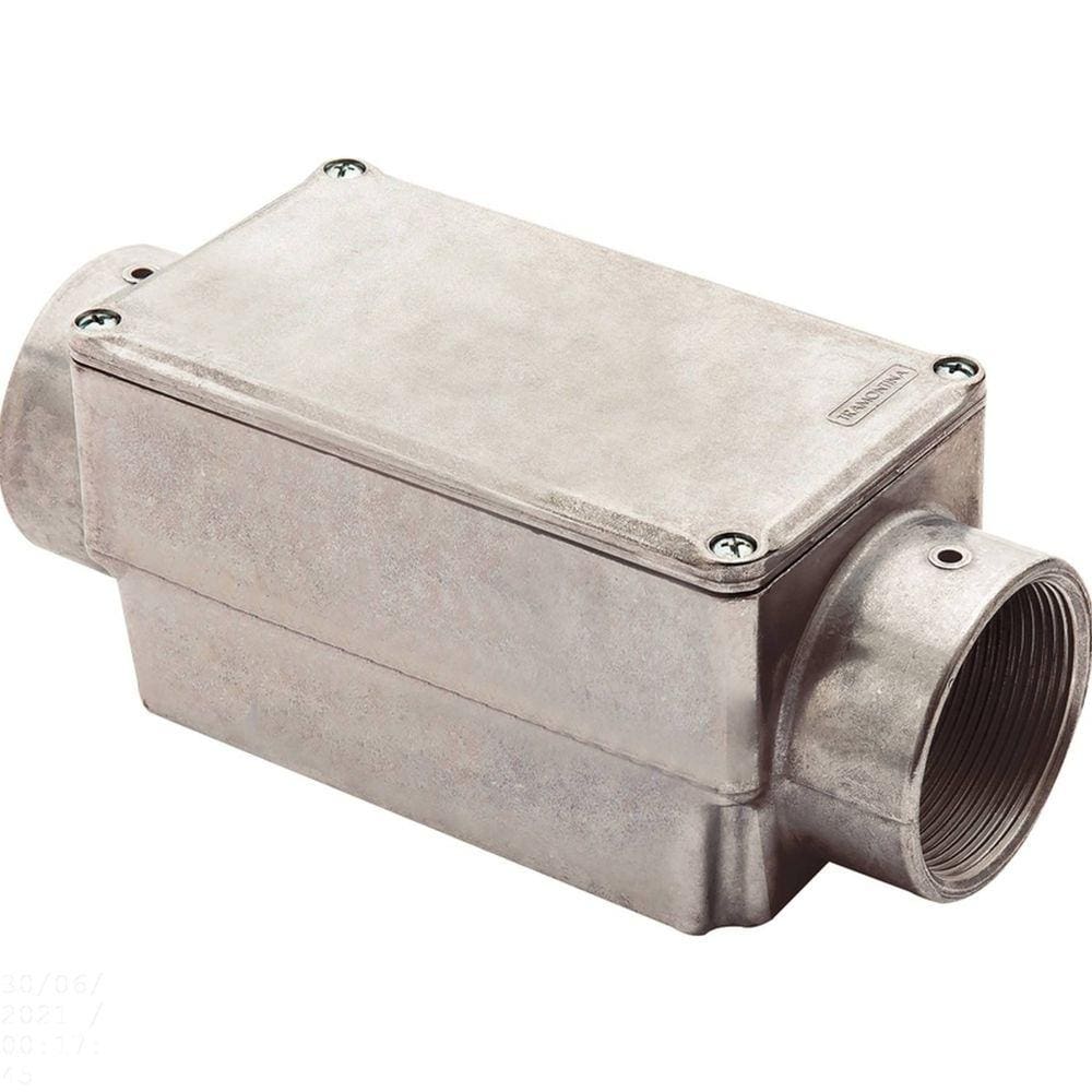Condulete fixo 2” tipo ”c” - com tampa / rosca BSP / sem pintura Tramontina