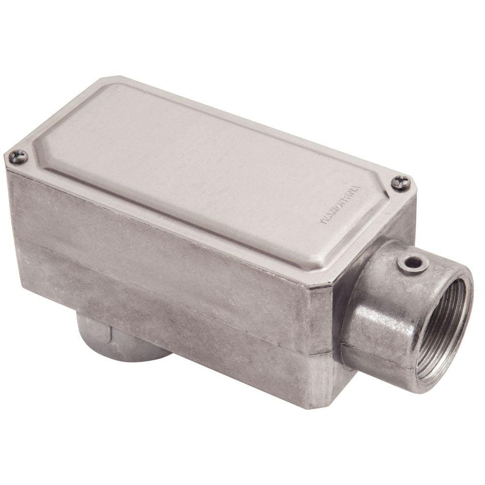 Condulete fixo 1" tipo "LB" - com tampa / rosca BSP / sem pintura Tramontina