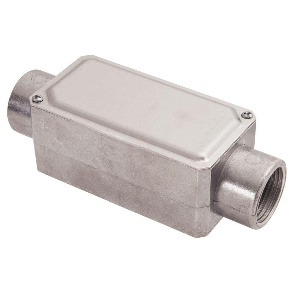 Condulete fixo 1” tipo ”C” - com tampa / rosca BSP / sem pintura Tramontina