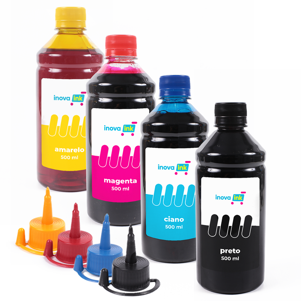 Kit 4 Tintas Para Impressora L4260 500ml Inova Ink