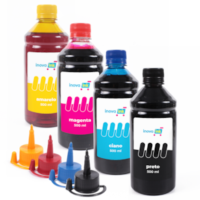 Kit 4 Tintas Para Impressora L4260 500ml Inova Ink