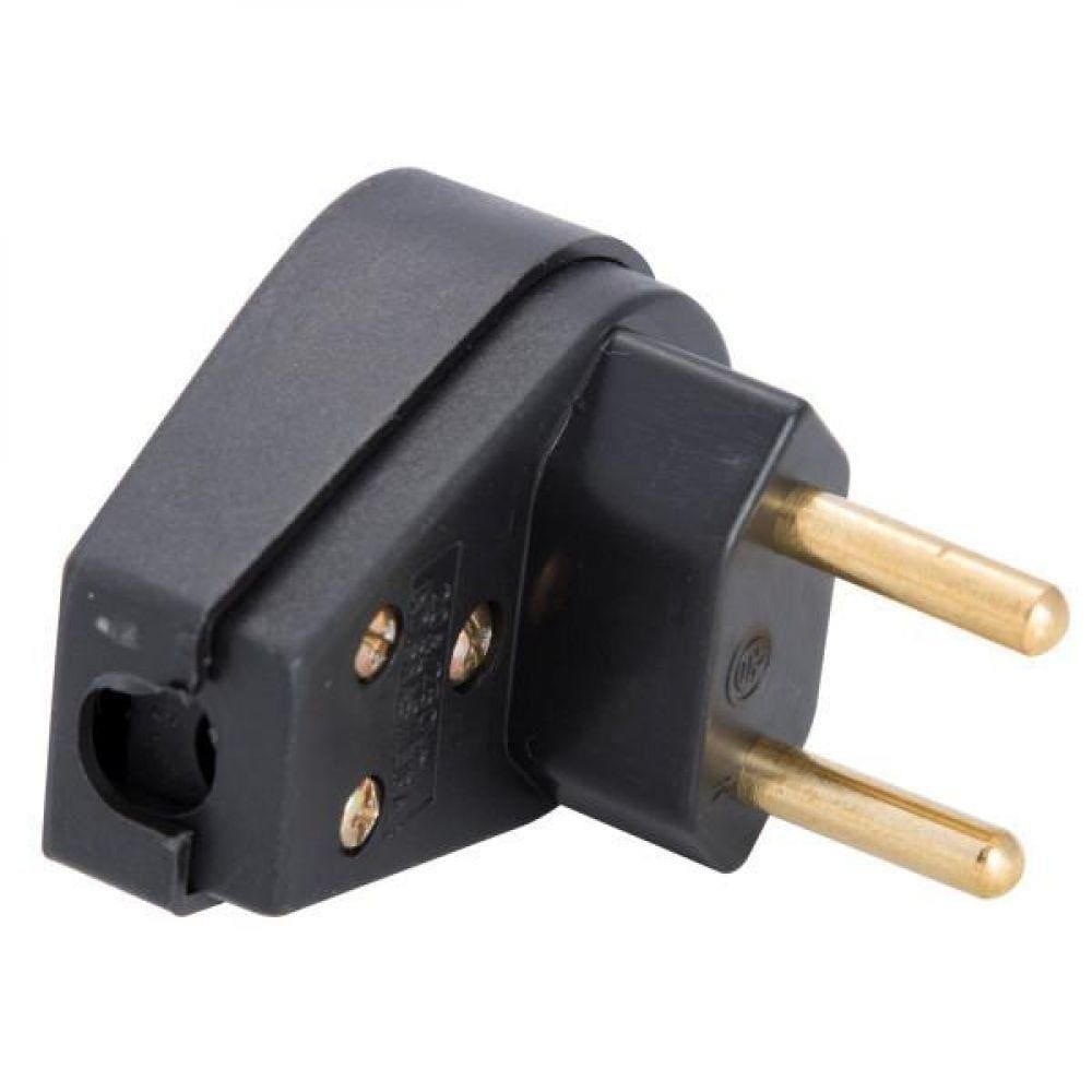 Plugue Angular 2p 20 A 250 V Tramontina Preto