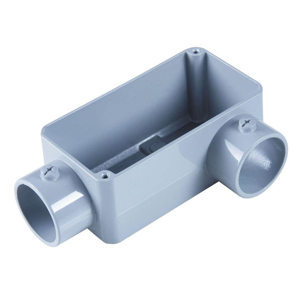 Condulete fixo 1/2” tipo ”LL” - sem tampa / rosca BSP / com pintura eletrostática a pó Tramontina