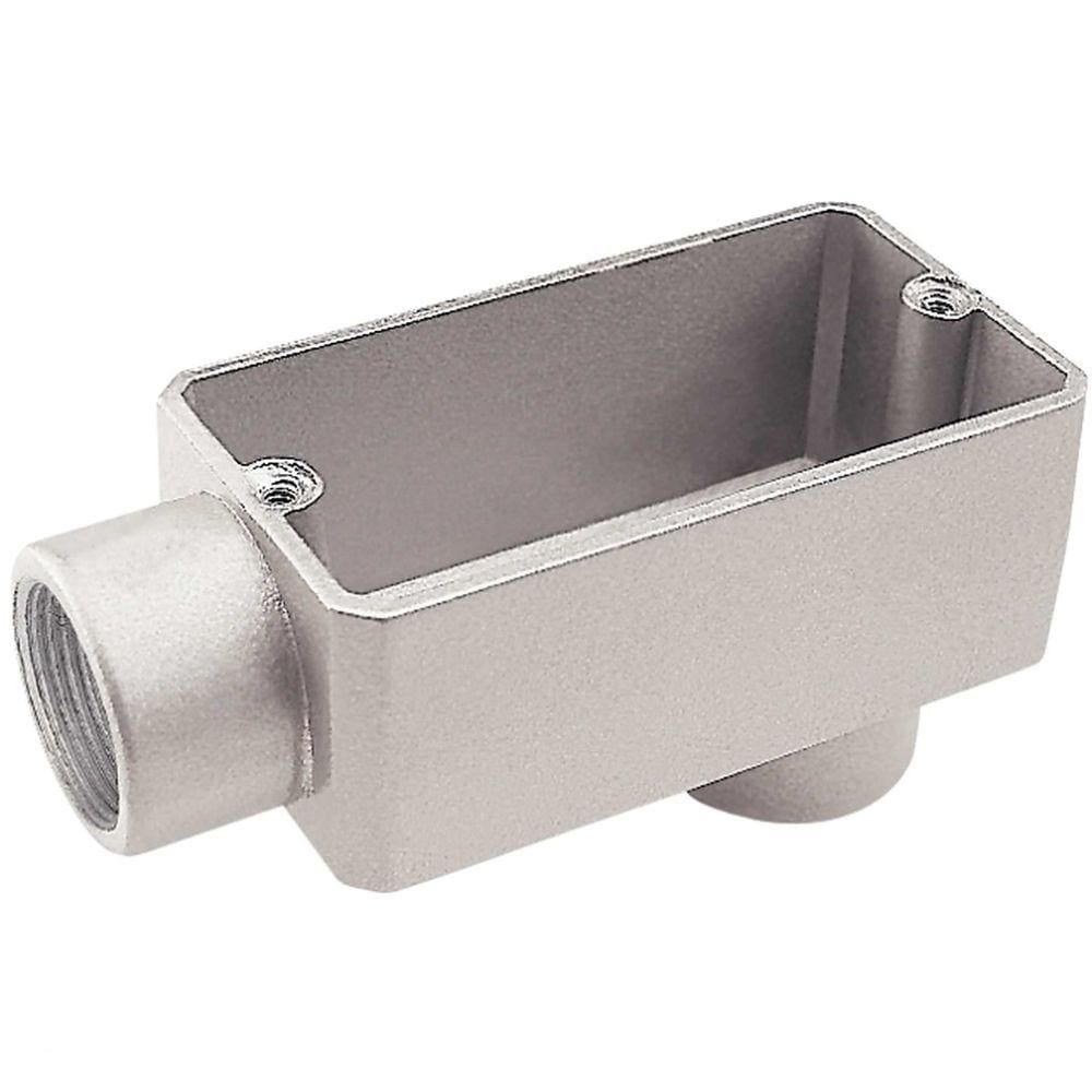 Condulete fixo 1/2” tipo ”LB” - sem tampa / sem rosca / com pintura eletrostática a pó Tramontina