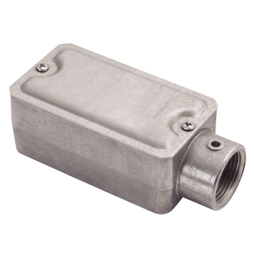 Condulete fixo 1/2" tipo "E" - com tampa / rosca BSP / sem pintura Tramontina