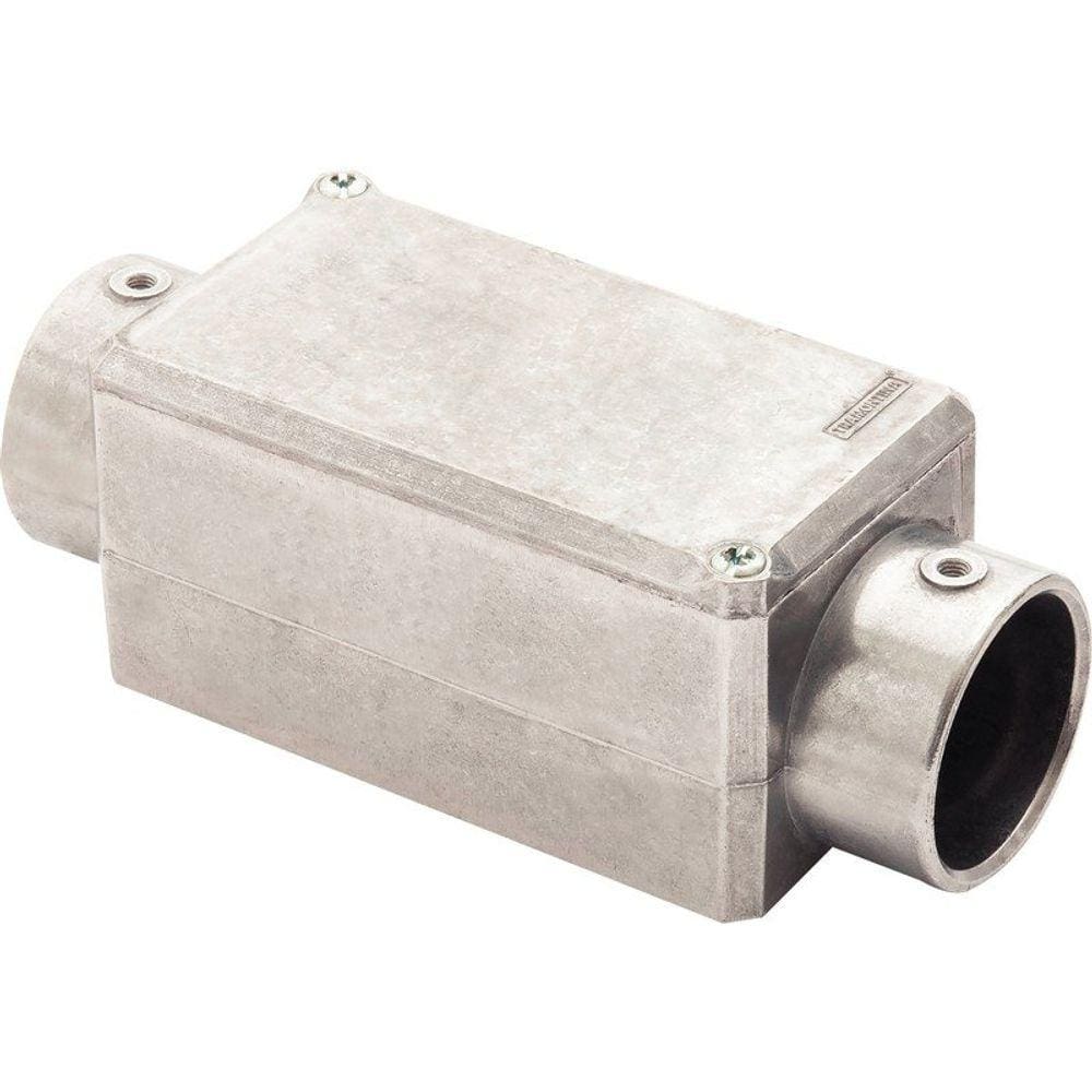 Condulete fixo 1.1/4” tipo ”C” - com tampa / rosca BSP / com pintura Tramontina